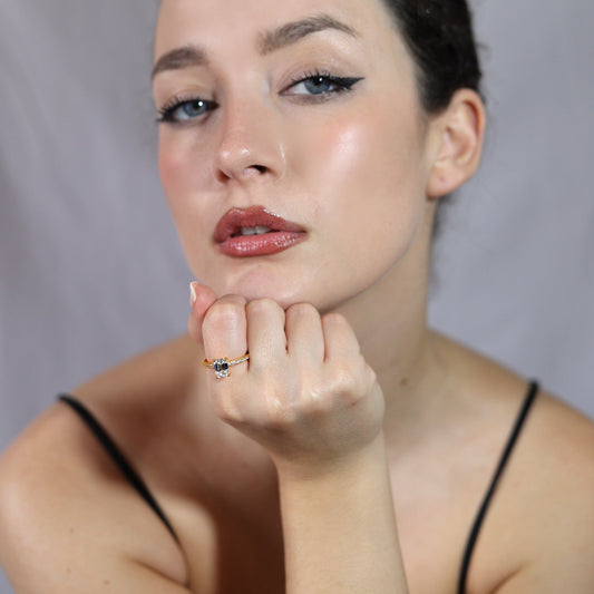 2.0ct Emerald-Cut Moissanite Engagement Ring - My Store