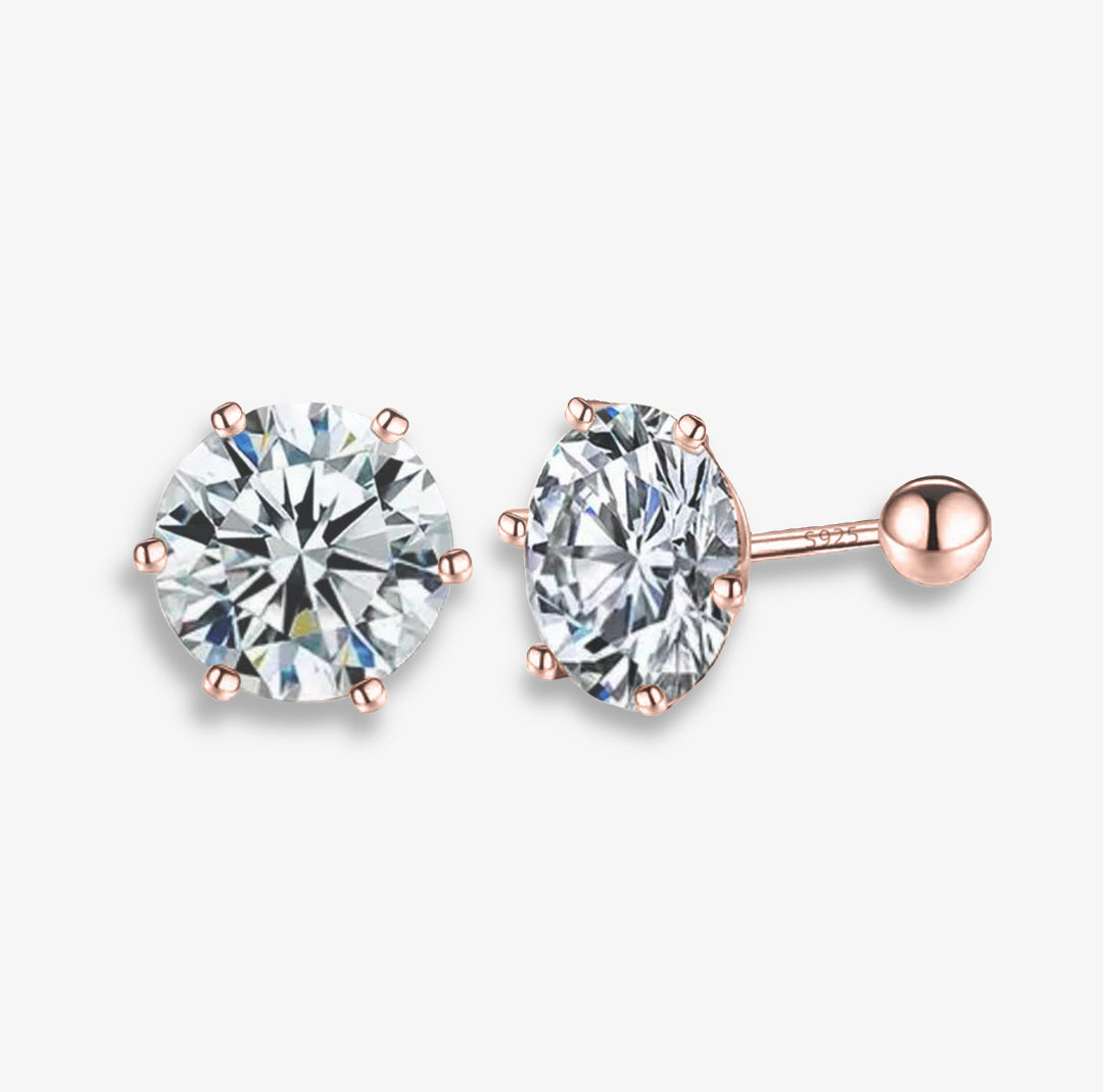 2.0ct Classic Moissanite Earrings - My Store