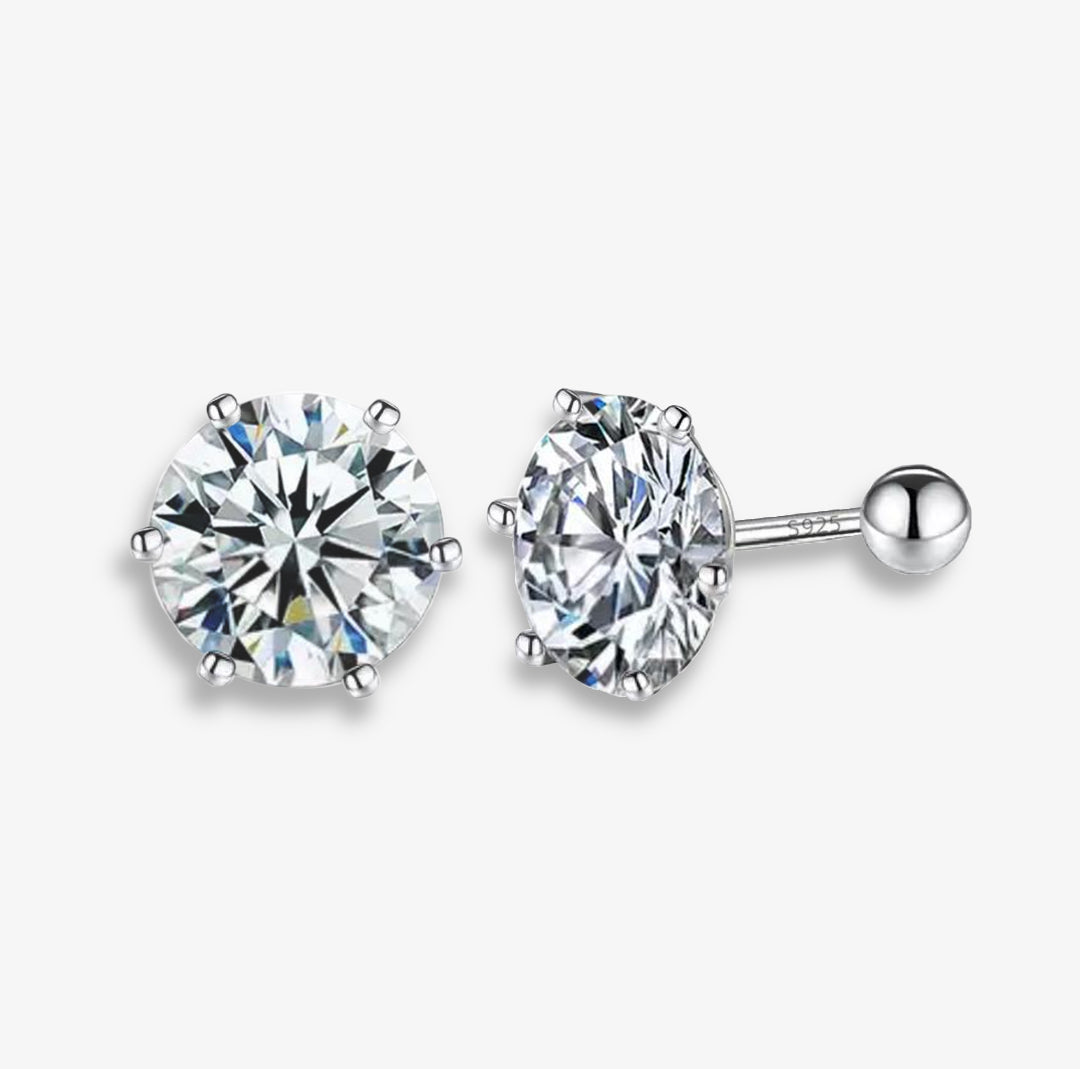 2.0ct Classic Moissanite Earrings - My Store