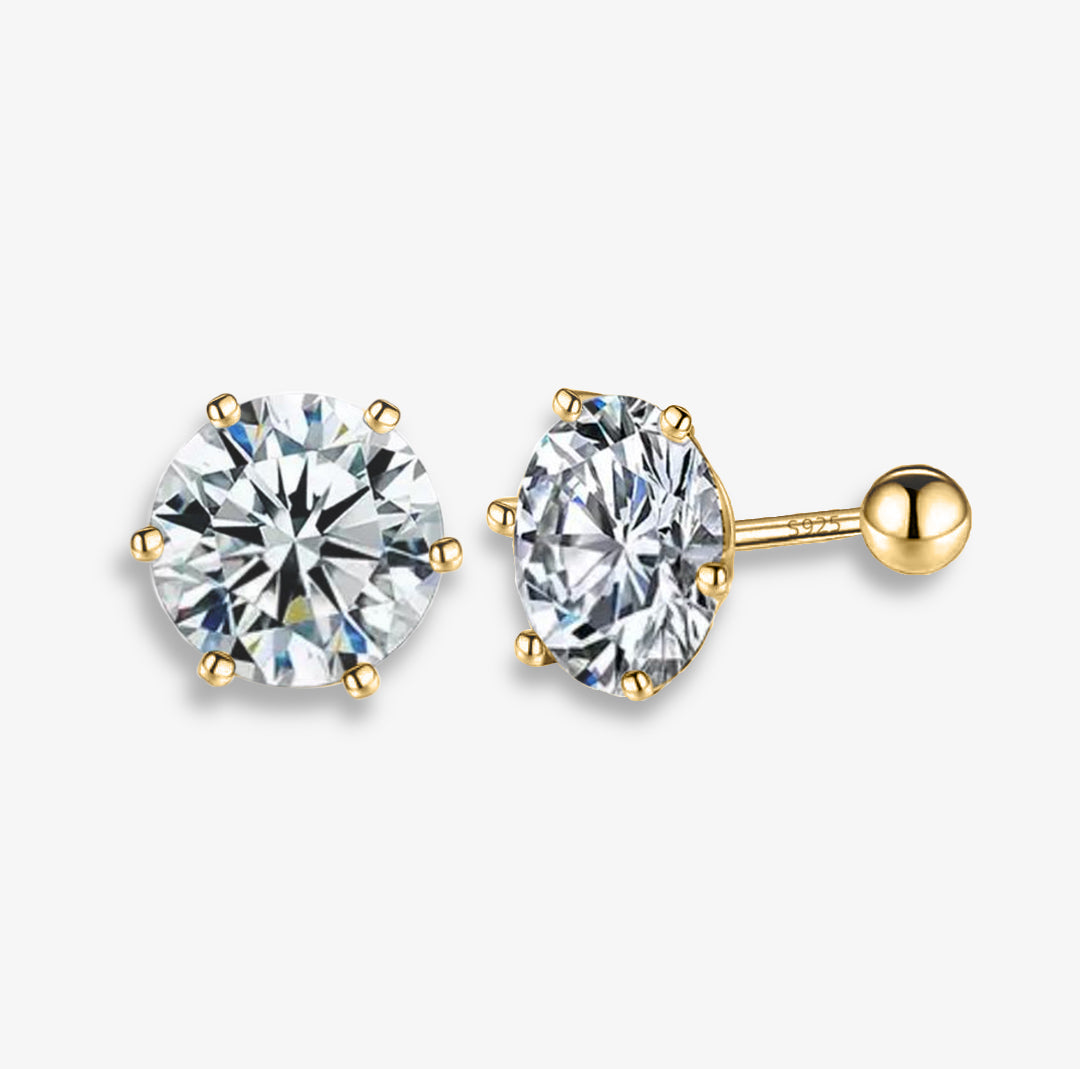 2.0ct Classic Moissanite Earrings - My Store