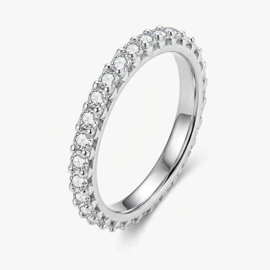 Full Eternity Moissanite Ring - My Store
