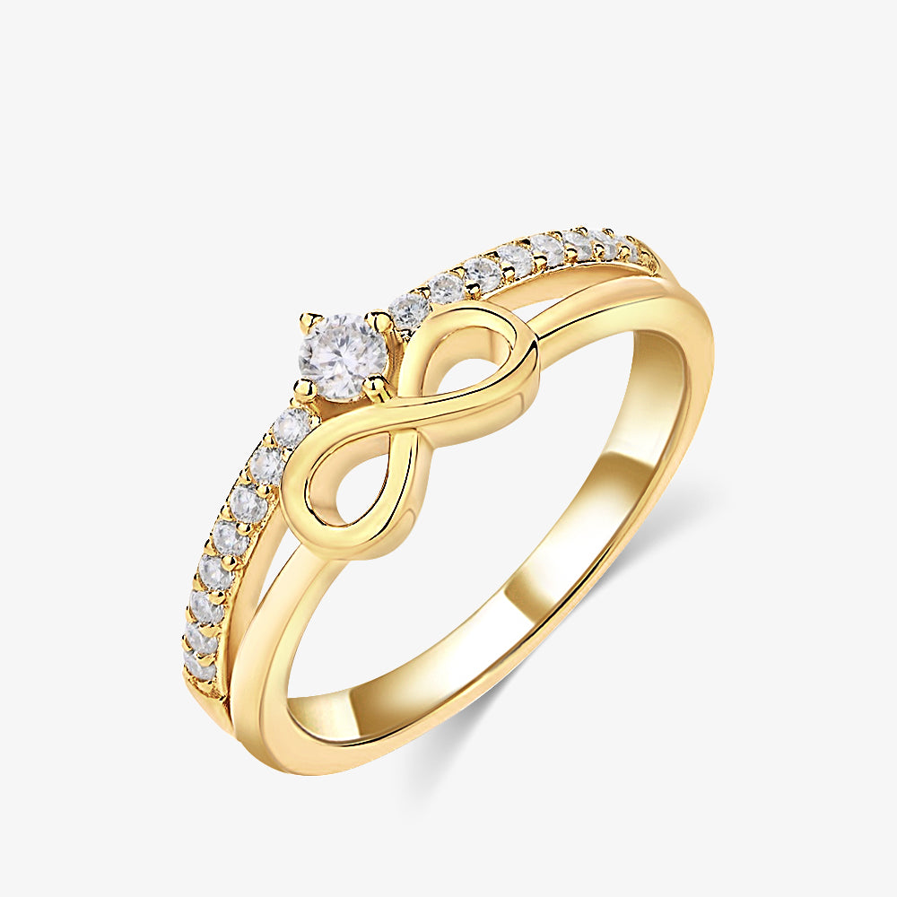 Eternity Symbol Moissanite Ring - My Store