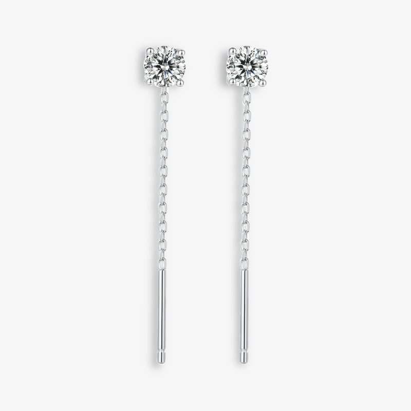 0.4ct Drop Moissanite Earrings - My Store