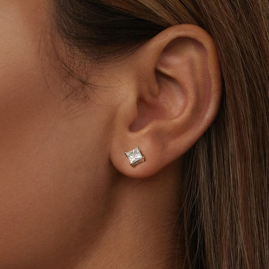 0.6ct Stud Moissanite Earrings