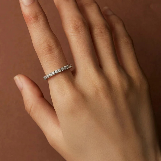 Full Eternity Moissanite Ring - My Store