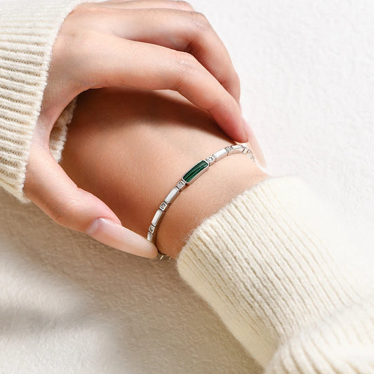 Pavé Link Bangle Bracelet - My Store