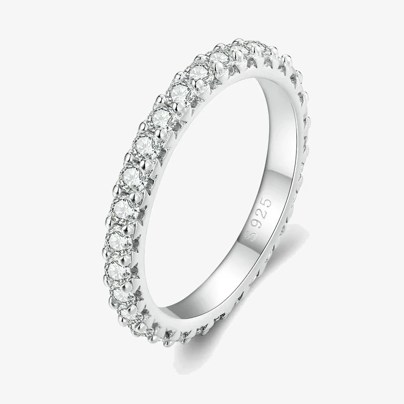 Full Eternity Moissanite Ring - My Store