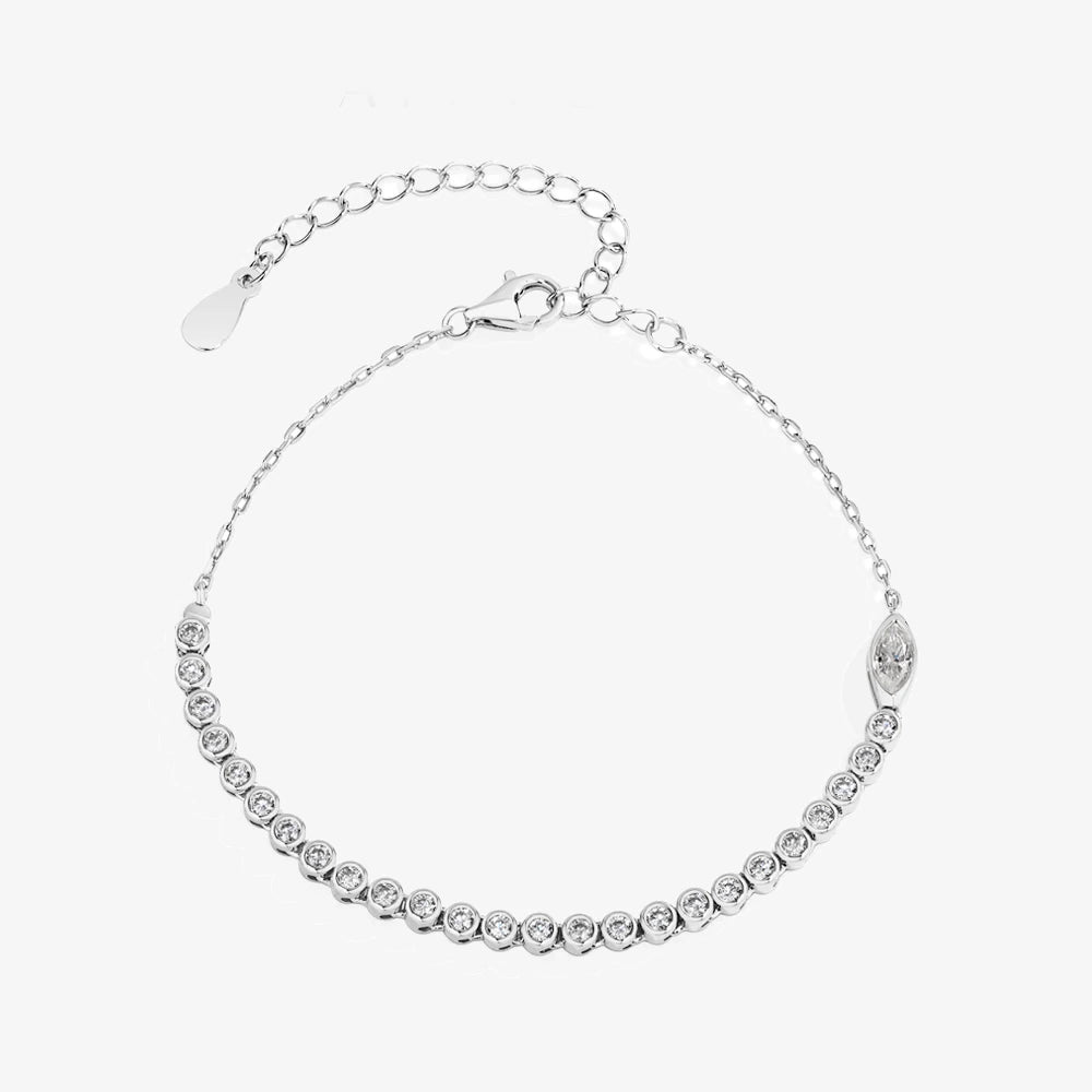 Adjustable Moissanite Tennis Bracelet - My Store
