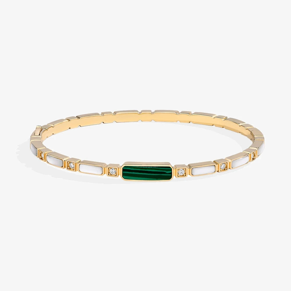 Pavé Link Bangle Bracelet - My Store