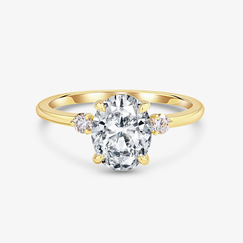 2.0ct Oval-Cut Moissanite Engagement Ring - My Store