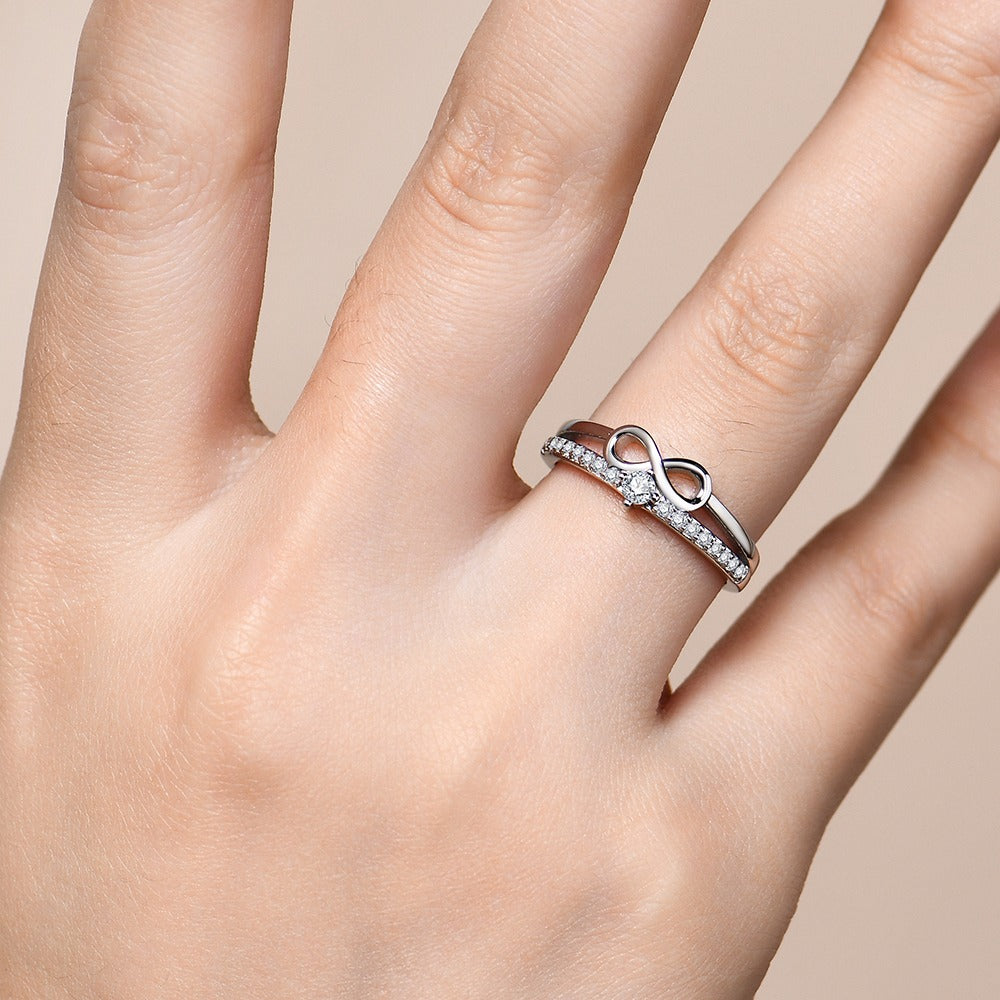 Eternity Symbol Moissanite Ring - My Store
